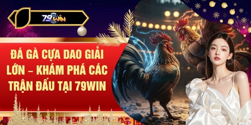 Đá Gà Cựa Dao Giải Lớn – Khám Phá Các Trận Đấu Tại 789win